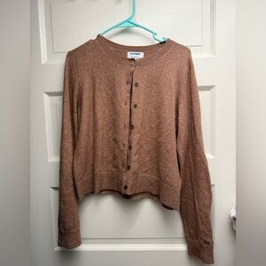 Old Navy Women's Rust Brown Button-Up Cardigan
